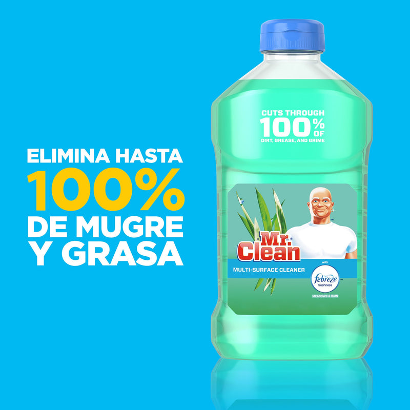 Limpiador Liquido MultiSuperficies Mr Clean 1,33 Lt Hogar Mundo Limpio 