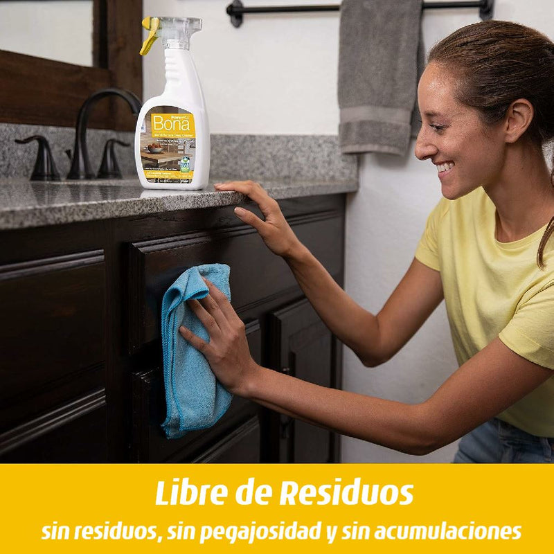 Limpiador Profundo de Superficies de Madera Bona 650 ml Hogar Enko 