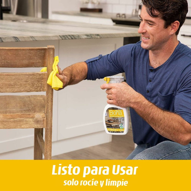 Limpiador Profundo de Superficies de Madera Bona 650 ml Hogar Enko 