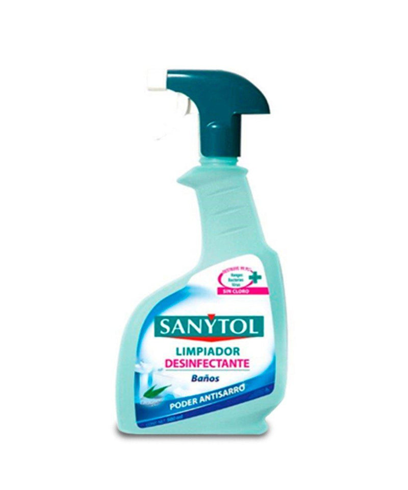 Limpiador Spray Desinfectante Baño Sanytol 500 cc Hogar mundolimpio.cl 
