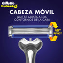 Maquina Afeitar Prestobarba Gillette 3 Un Higiene Personal Mundo Limpio 