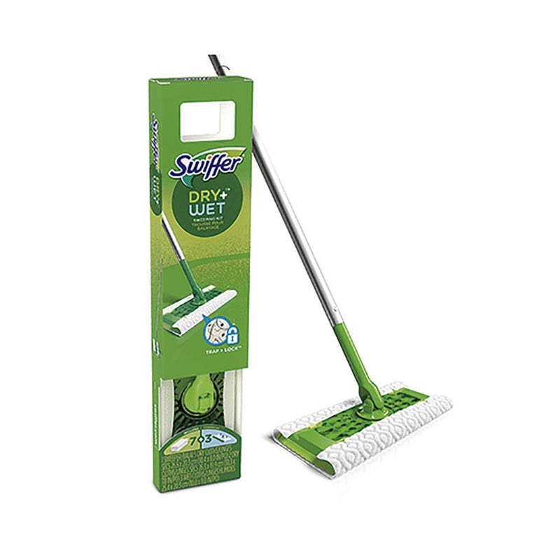 Swiffer Mopa Limpiador En Seco Y Húmedo Kit Básico Para Limpiar