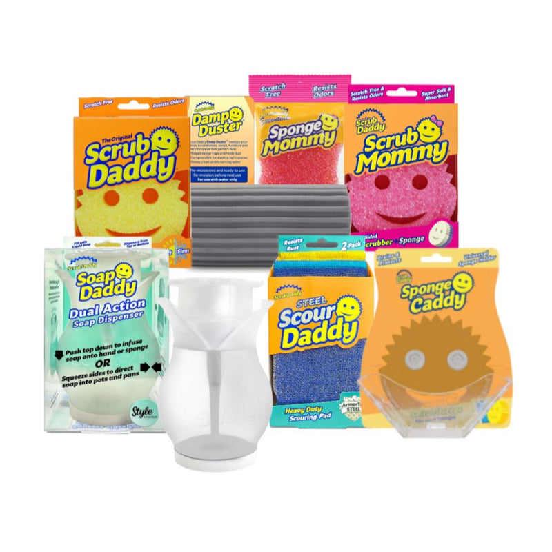 Pack 7 Productos para la Limpieza del Hogar Scrub Daddy Hogar Caso 