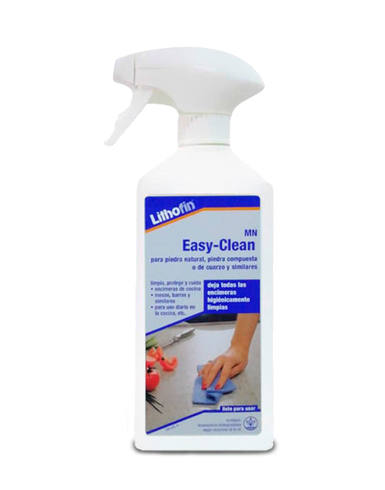 Pack para Cubiertas Marmol (Baños 500 ml + Abrillantador 150 ml + Easy Clean 500 ml + Rakso) Lithofin Hogar Protac 