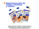 Pack Pisos Madera, Laminados y Vinilicos (Limpieza Diaria + Profunda + Abrillantador) 1 Lt/cu Lithofin Hogar Protac 