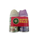 Pack Repuestos Aromatizantes de Ambientes Automaticos Lavanda Manzanilla y Vainilla 2x250 ml Hogar RB 