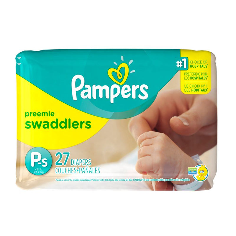 Pañales Swaddlers P1 Jumbo Prematuro Pampers Higiene Personal mundolimpio.cl 