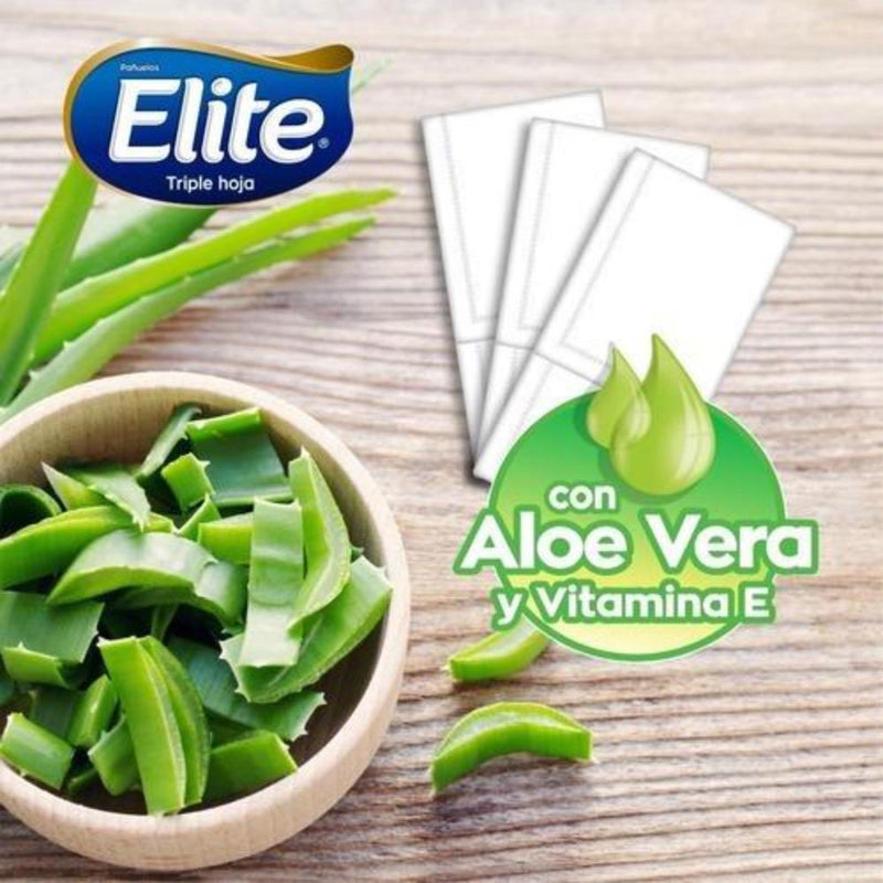 Pañuelo Facial 6 Paquetes x 10 Hojas Aloe Vera Elite 10 Un Hogar Mundo Limpio 