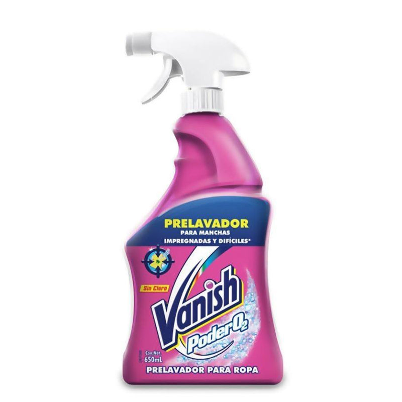 Prelavado Poder O2 Ropa Color Vanish 0,65 Lt Hogar Mundo Limpio 