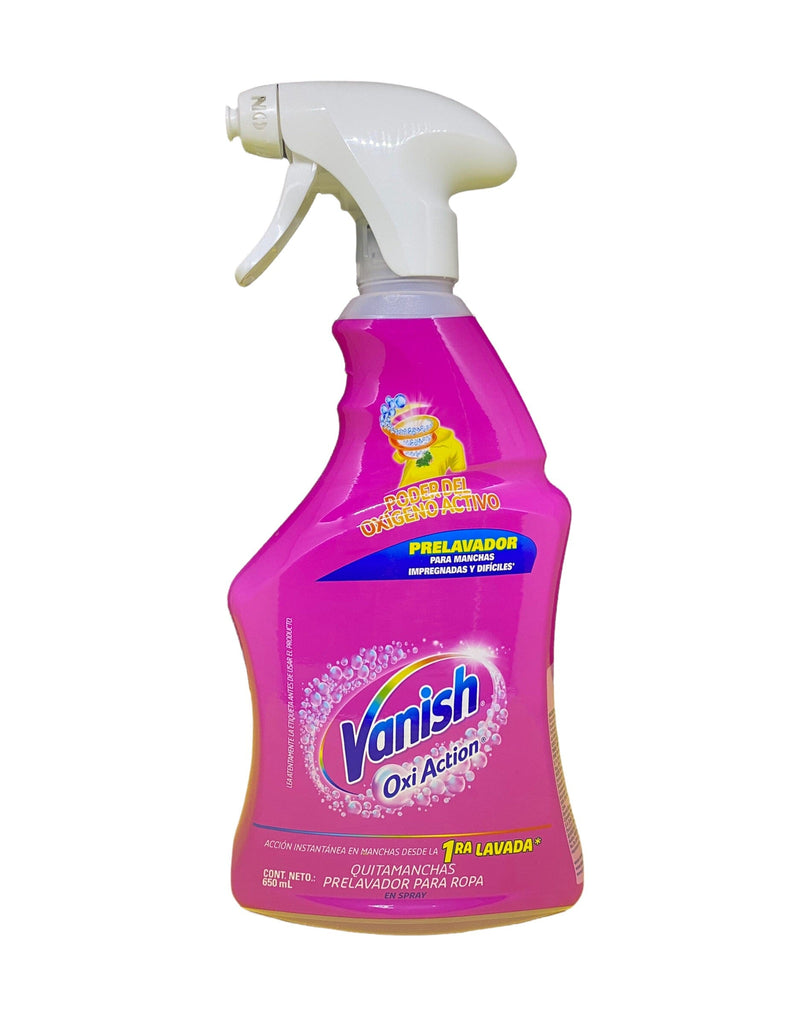 Prelavador Quitamancha Liquido Rosa Gatillo Vanish 650 ml Hogar RB 