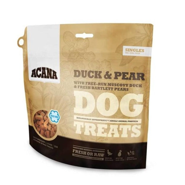 Premio Duck & Pear Dog Acana 35.5 gr Mascotas mundolimpio.cl 