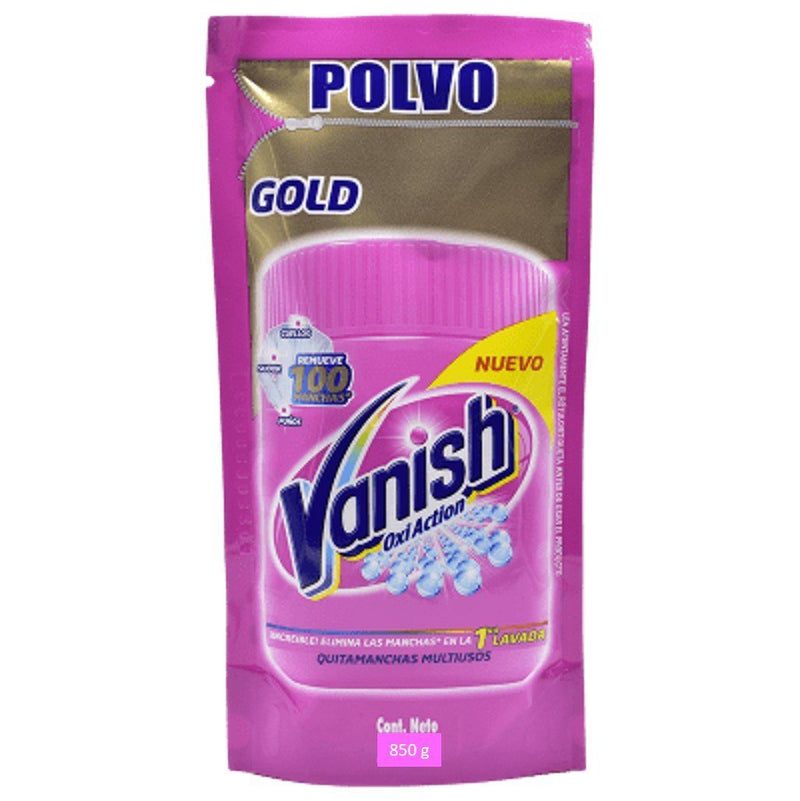 Quitamanchas Polvo DP Pink Gold Vanish 850 gr Hogar mundolimpio.cl 