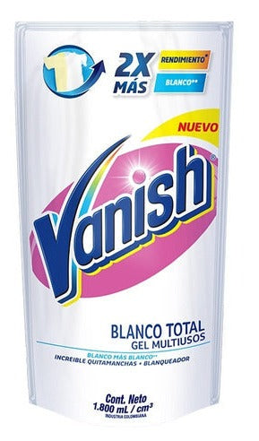 Quitamanchas Ropa Blanca Liquido Multiuso Doypack Vanish 1,8 Lt Hogar mundolimpio.cl 