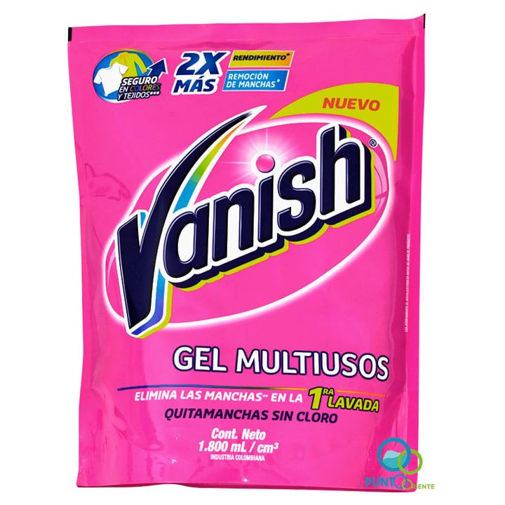 Quitamanchas Ropa Color Quitamanchas Ropa Color Liquido Multiuso Doypack Vanish 1.8 Lt