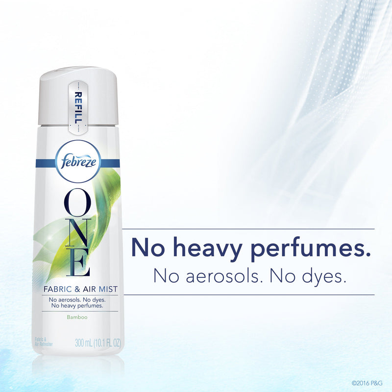Recarga One Eliminador de Olores Aire y Telas Bambu Febreze 0,3 Lt Hogar mundolimpio.cl 
