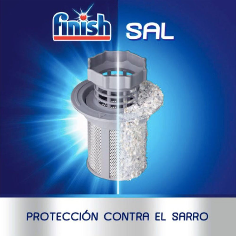 Sal Anti Sarro Finish 1 Kg Hogar Mundo Limpio 