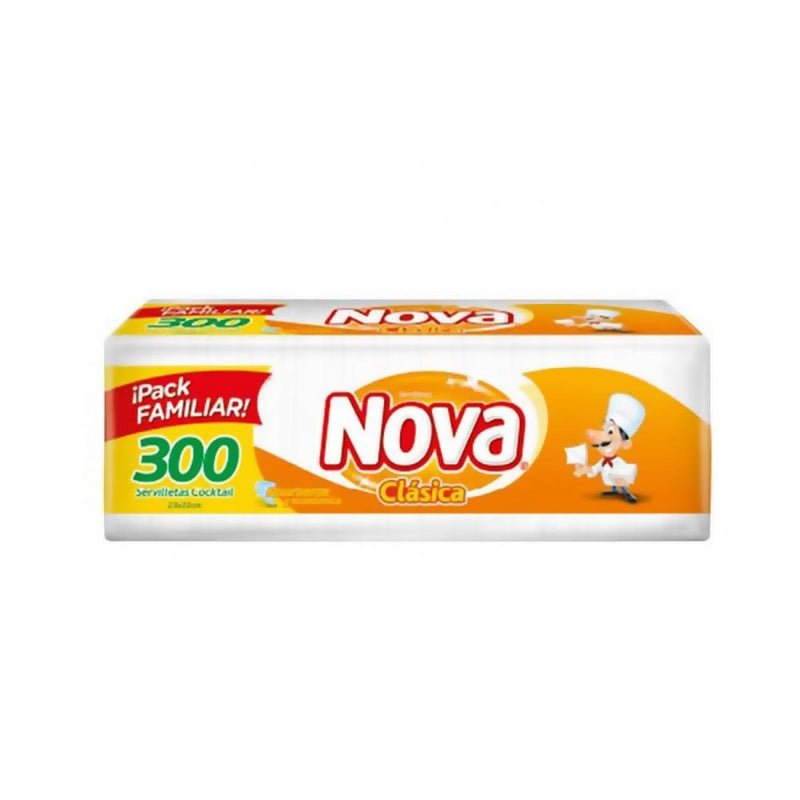 Servilleta Clasica Coctail Nova 300 Un Hogar Mundo Limpio 