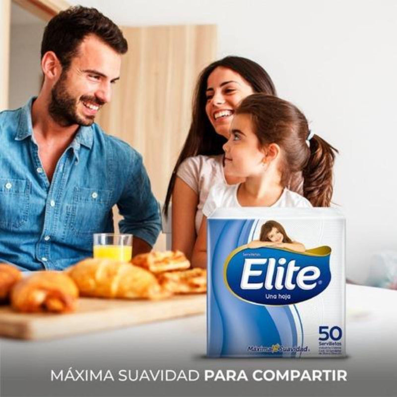 Servilleta Mesa Elite 50 Un Hogar Mundo Limpio 