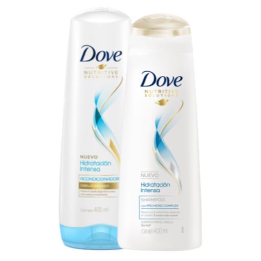Shampoo + Acondicionador Hidratación Intensa Dove 400 ml Higiene Personal mundolimpio.cl 