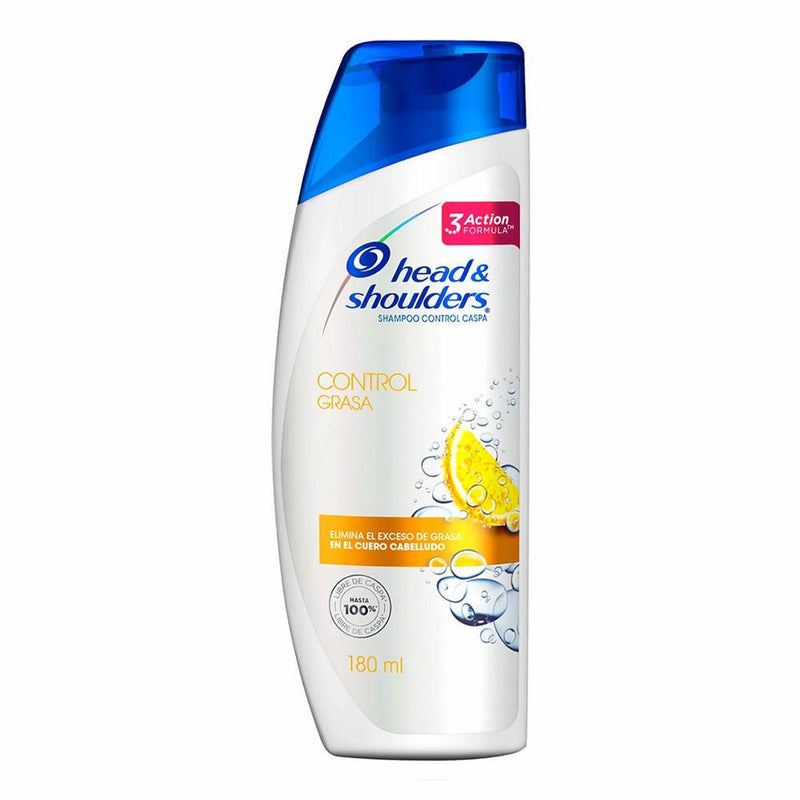 Shampoo Control Grasa Head&Shoulders 375 ml Higiene Personal Mundo Limpio 