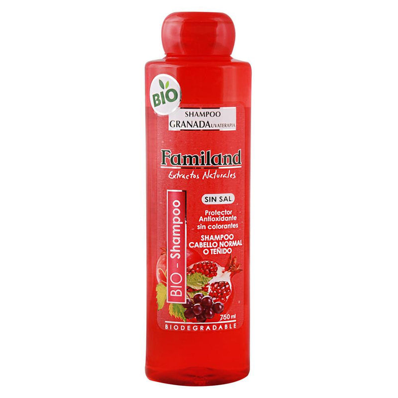 Shampoo Granada Uva Bio Familand 750 ml Higiene Personal mundolimpio.cl 
