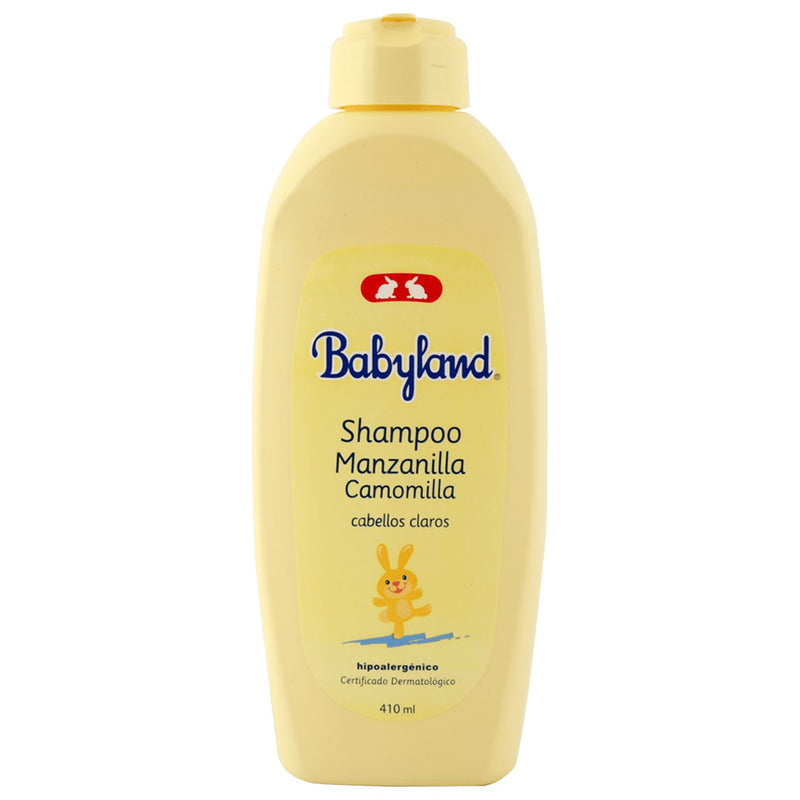 Shampoo Manzanilla Babyland 410 ml Higiene Personal mundolimpio.cl 