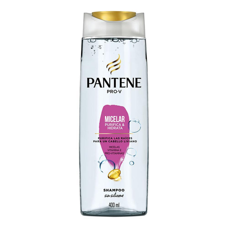 Shampoo Micelar Purifica Pantene 400ml Higiene Personal Mundo Limpio 