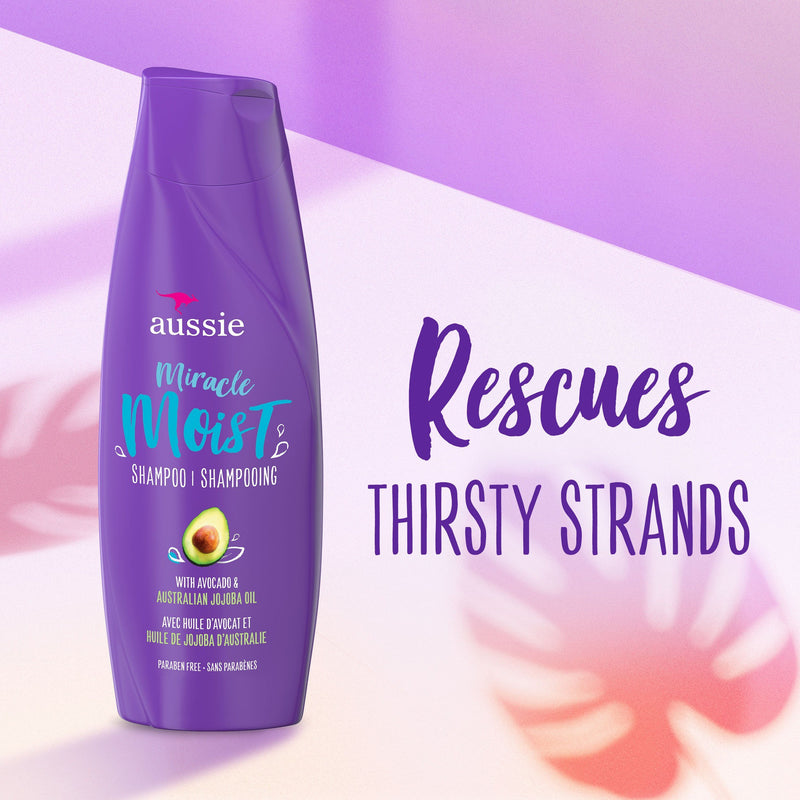 Shampoo Miracle Moist Aussie 360 ml Higiene Personal Mundo Limpio 