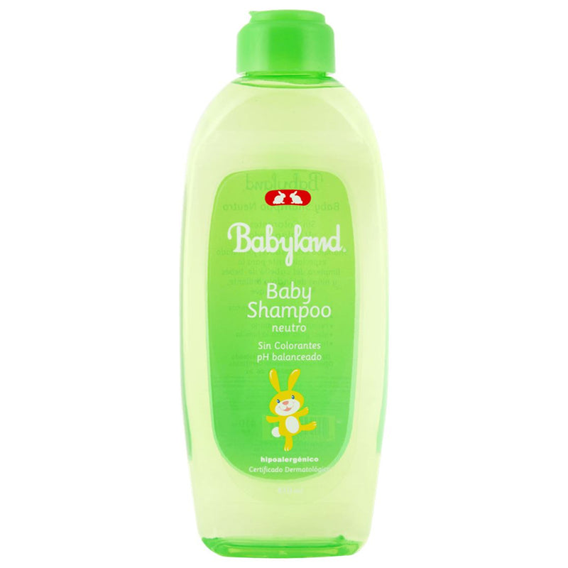 Shampoo Neutro Babyland 410 ml Higiene Personal mundolimpio.cl 