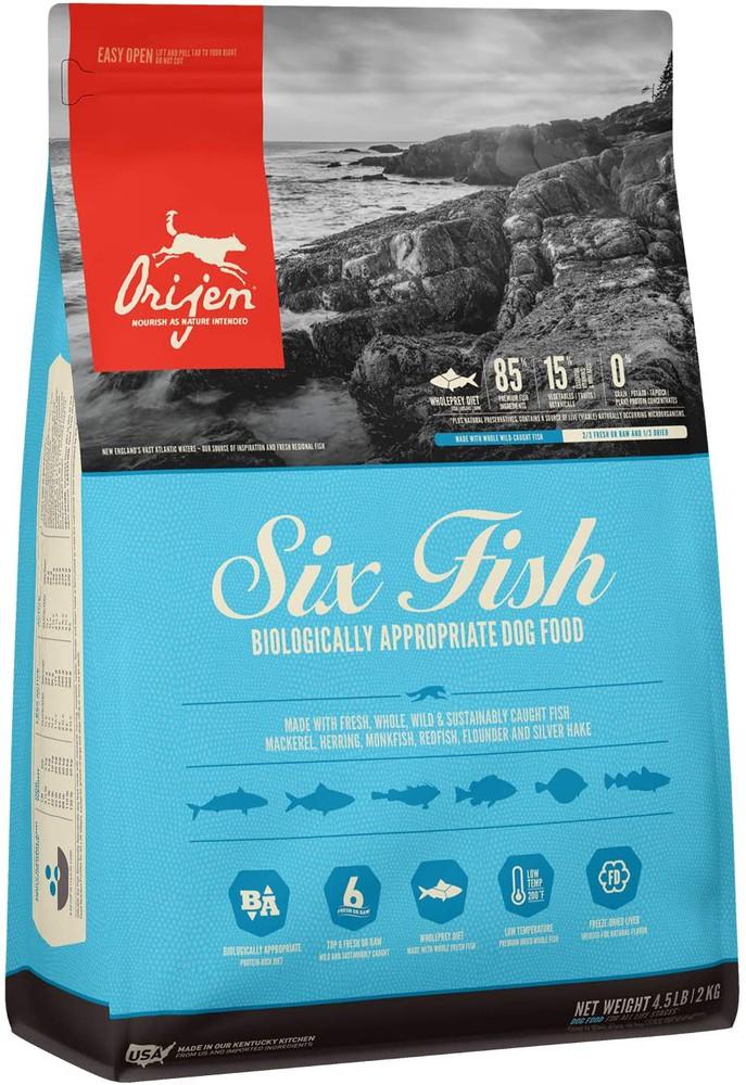 Six Fish Dog Orijen 2 Kg Mascotas mundolimpio.cl 