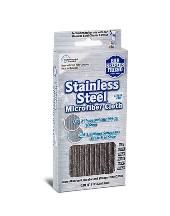 Stainless Steel Microfiber Bar Keepers Friends Hogar mundolimpio.cl 