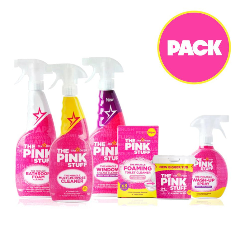 The Pink Stuff Pack para la Limpieza del Hogar Hogar Grayson 
