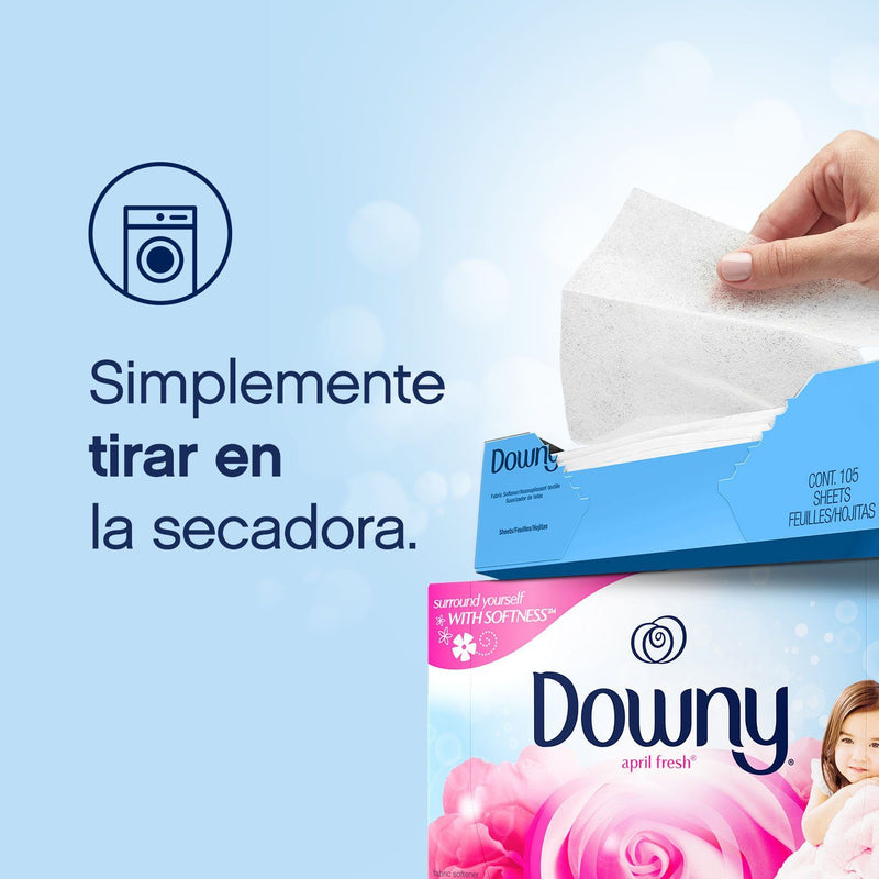 Toallas Suavizantes Antiestatica Downy 34 Un Hogar Mundo Limpio 