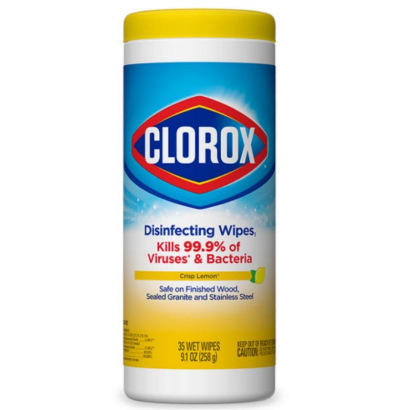 Toallitas Desinfectantes Crisp Lemon Clorox 35 Un Hogar Mundo Limpio 