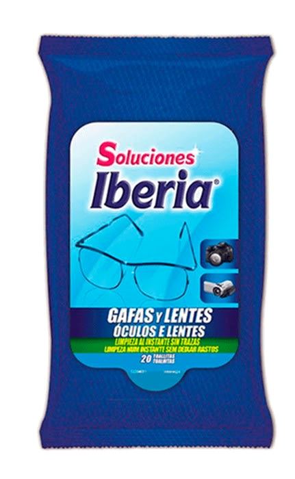 Toallitas Limpia Lentes Iberia 20 Un Hogar mundolimpio.cl 